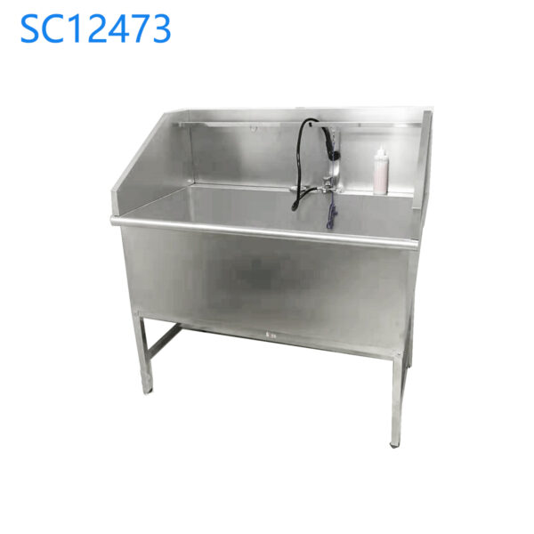 Grooming veterinary bathtub