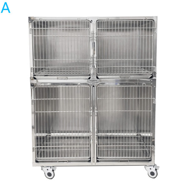 4 door cages assembly, Stainless Steel – A-style