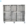 6 door cages assembly, Stainless Steel -  B-style