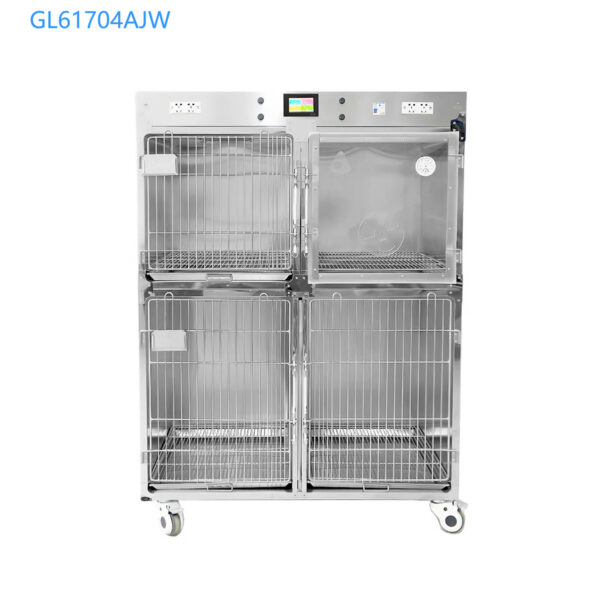 4 door infrared warm cages assembly, Stainless Steel -  A-style