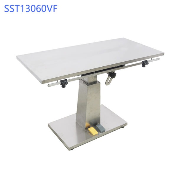 Electric single column veterinary flat top surgery table